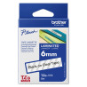 Brother TZE-111 6  Black on...